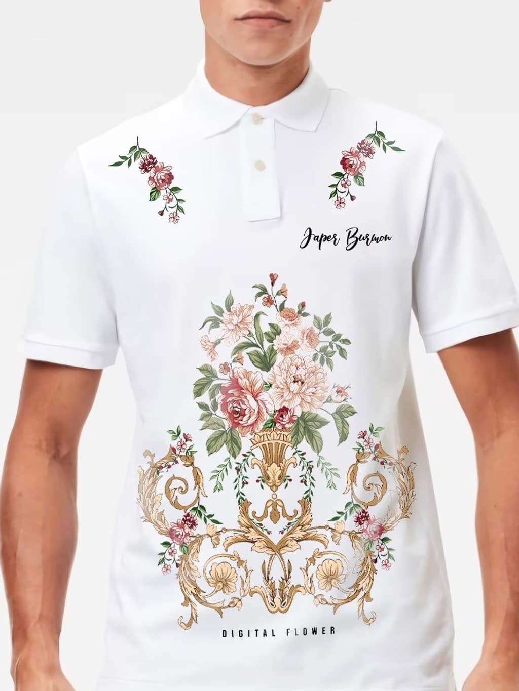 Digital Flower (White)
