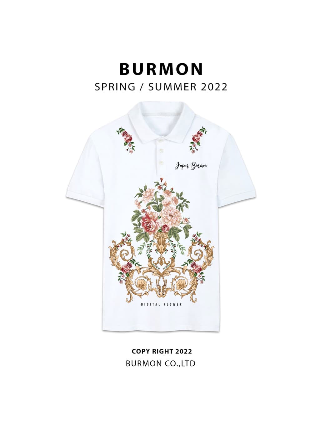 Digital Flower (White)
